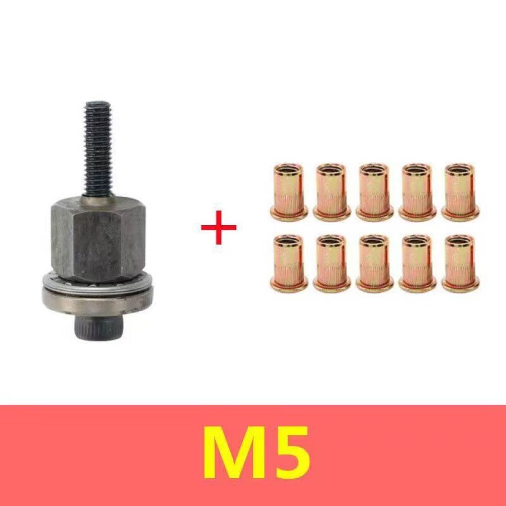 Rivet Setter Tool - ชุดเครื่องมือย้ำรีเวทนัทแบบมือ M3 M12 สำหรับงานอุตสาหกรรม ฮาร์ดแวร์ยึดติด ใช้สำหรับเชื่อมต่อท่อผนังบาง